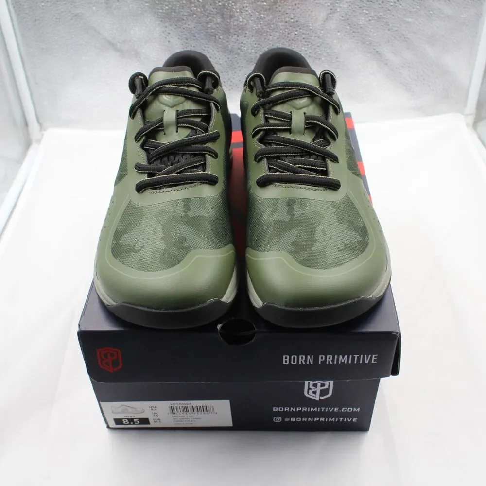 Born Primitive Savage 1 CV Training Shoes Men's Size 8.5 OD Green Camo NIB